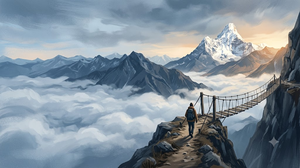 An adventure-themed illustration for Aranyak